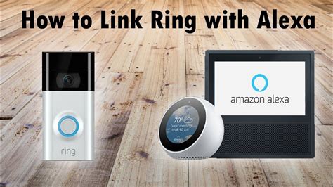 how do you hook up alexa to ring